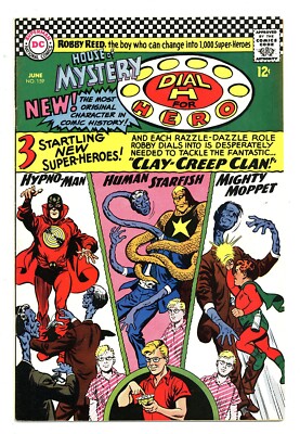 HOUSE OF MYSTERY #159 6.0 DIAL H FOR HERO SILVER AGE DC OW PGS 1966