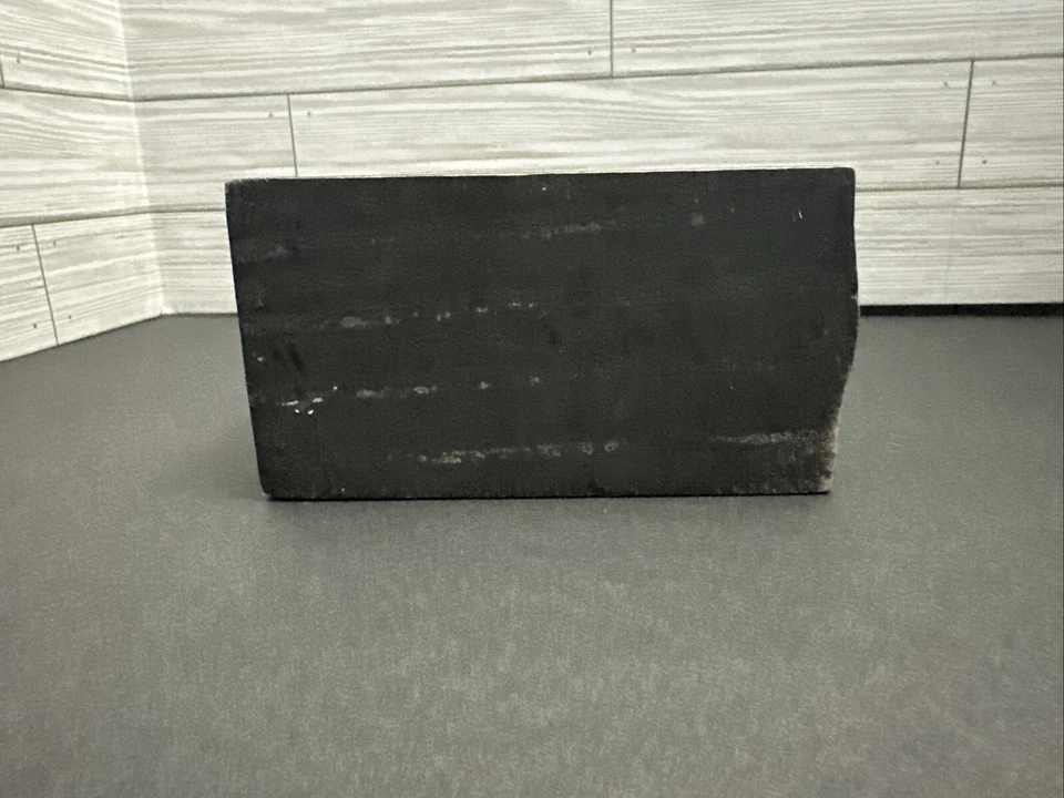 Ménsula decorativa vintage Ekena Millwork 3,375" x 10,5" x 6,5" restauración madera negra Foto 4 de 4