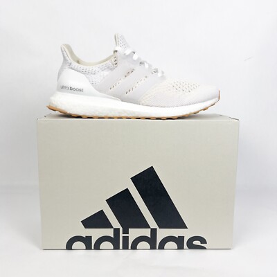 adidas Ultra Boost Women's White Silver Gum Running Lifestyle Shoes  ID9689