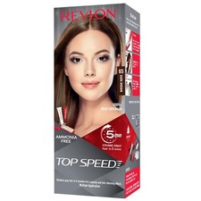 Revlon Top Speed Hair Color For Shiny Hair, Dark Brown 65, 100g