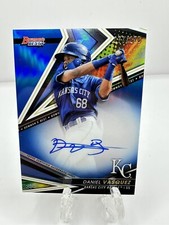 2022 Bowman's Best Daniel Vasquez Blue Refractor SP Auto /150 KC Royals Rookie