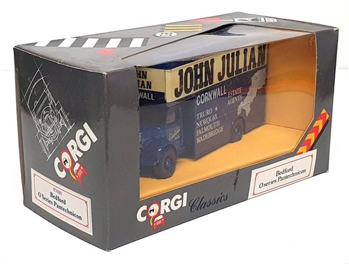 Corgi 1/50 Scale 97080 - Bedford O Series Pantechnicon "John Julian" - Blue - Photo 5 sur 5