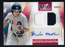 2013 Panini USA Baseball 15U Autograph Dual Jersey Brandon Martorano 34/35