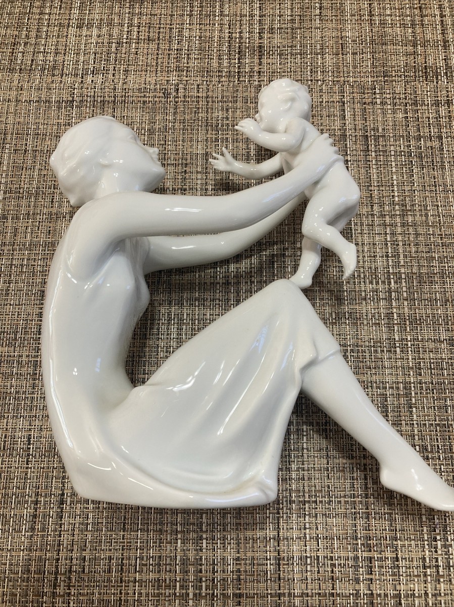 Vtg Alka Kunst Bavaria Kaiser Germany White Porcelain