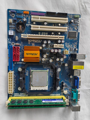 Asrock N68-S PCI Express16x, PCI socket AM2+, CPU Athlon 64, DDR2