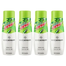SodaStream Mountain Dew Soda Drink Mix For Soda Makers 4 14.9 Fl Oz Bottles