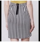 Anthropologie Sweater Skirt Black and White Size 4 By Leifnotes~ — photo 2