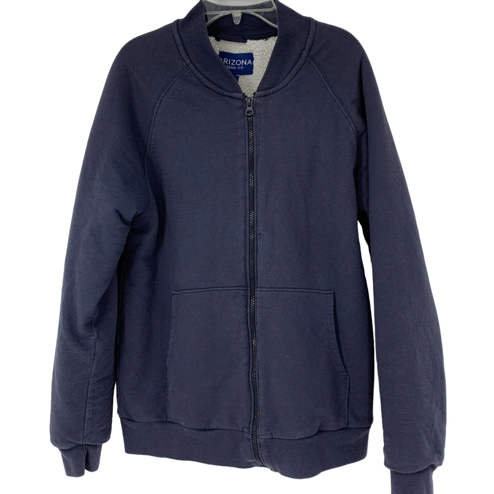 Mens Arizona Jean Co Full Zip Terry Jacket Sherpa Lined Raglan Small 3901
Opens in a new window or t