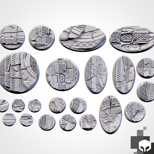 Warhammer Base Resin printed all size Wargame - Foto 16 di 31
