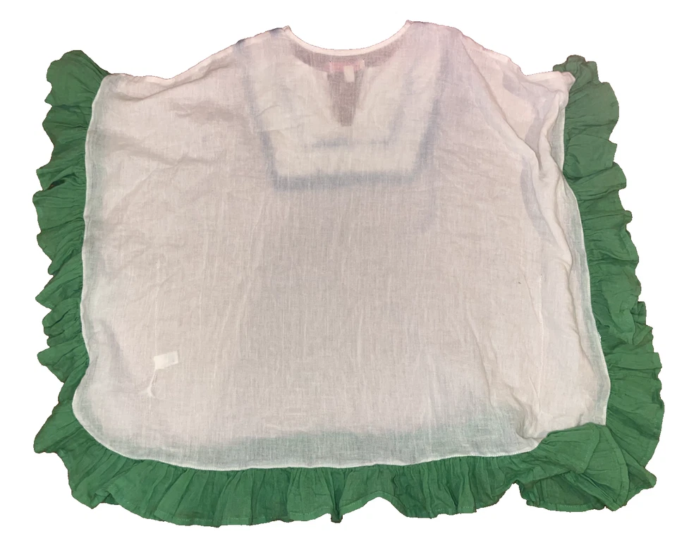 Pollo Rosa Niñas Talla 6/8Y Verde Crema Azul Tie Dye Transparente Natación Encubrimiento Foto 3 de 4