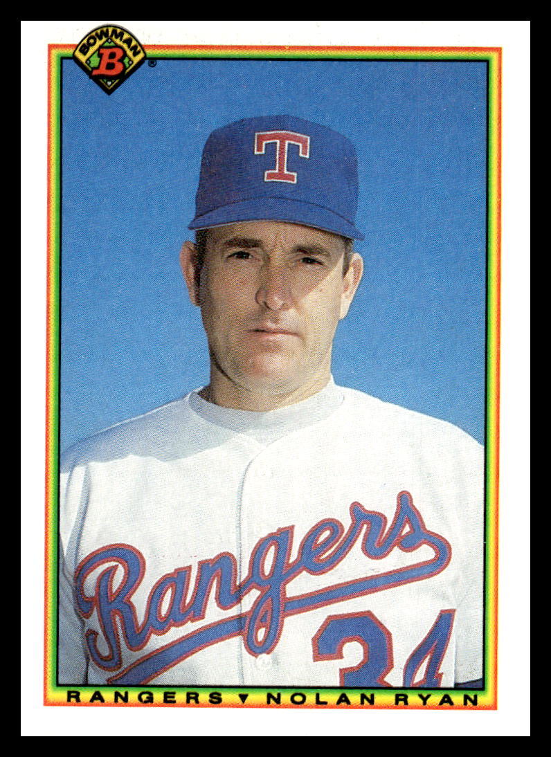 1990 Bowman Nolan Ryan #486 Texas Rangers Baseball Card