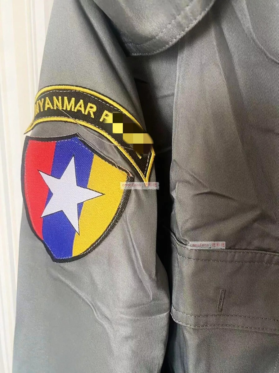 ミャンマー国軍 戦闘服 S〜Mサイズ Original Myanmar Burma Uniforms Suits Shirt Pants (not camouflage