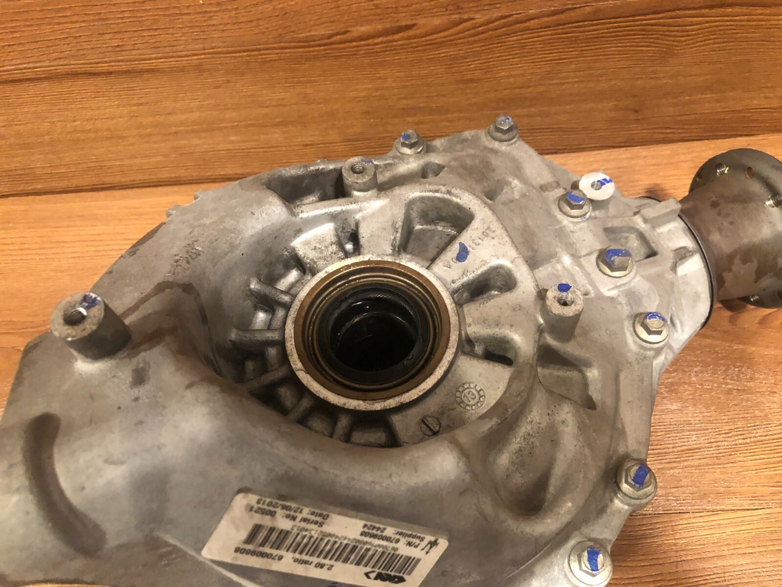 2014-2020 MASERATI GHIBLI REAR BACK DIFFERENTIAL DIFF CARRIER RATIO 2.80 OEM 38K