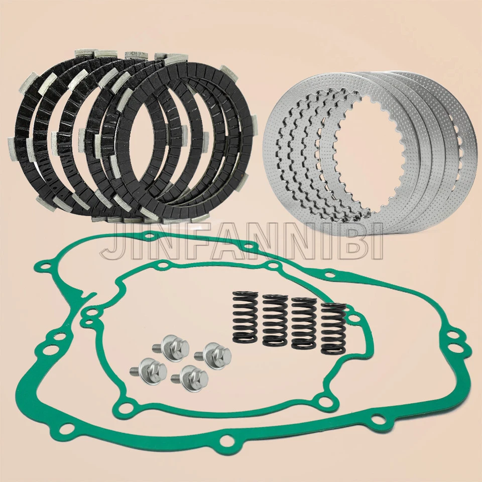 Clutch Friction Plates Kit w/Gasket for Kawasaki KX80 1998-2000 KX85 2001-2024 - Image 2 of 4