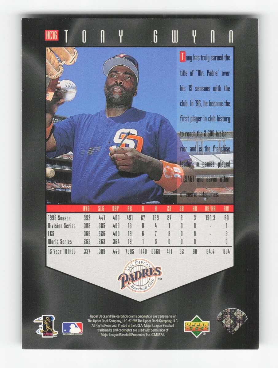 1997 Upper Deck #HC16 Tony Gwynn Hot Commodities | eBay