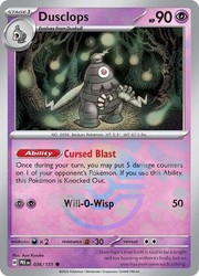 Dusclops (Poke Ball Pattern) 036/131 SV: Prismatic Evolutions