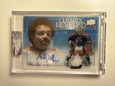 2023 UPPER DECK CLEAR CUT #CR-GF GRANT FUHR CLEARLY REVERED BLUE AUTO 25/25