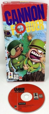 Cannon Fodder (Panasonic 3DO, 1994) Longbox  (NO MANUAL)