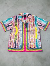 Neues Carlo Colucci Hemd Seiden Style Shirt Oberteil Sommer Designer