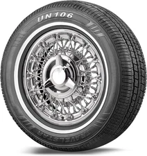 Tire Travelstar UN106 205/70R15 96T All Season White Wall Radial Passenger Tire