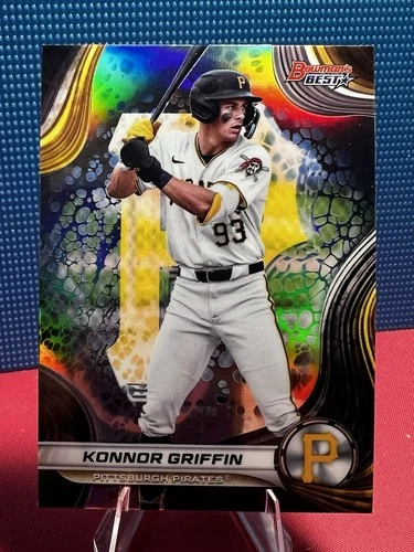 2024 Bowman's Best - Konnor Griffin - Top Prospects Refractor (Card #TP-25)