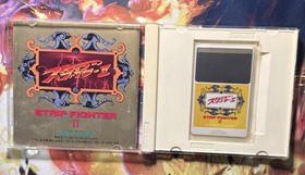 Strip Fighter II PC Engine (Japan Import) HuCard W/Case & Manual- See working