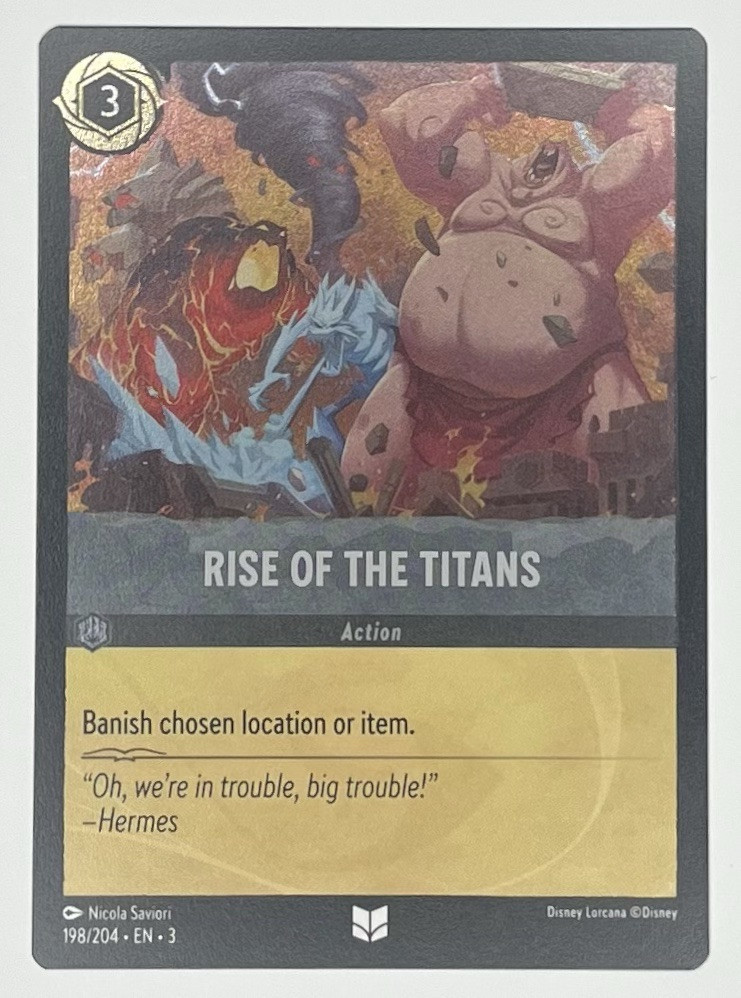Rise of the Titans 198/204 Cold Foil Inklands Disney Lorcana NM