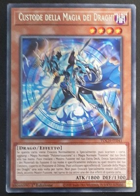 HÜTER DER MAGIE DER DRACHEN 1^ Seltene Ausgabe auf Italienisch TOCH-IT030 YUGIOH