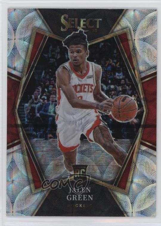 2021-22 Panini Select Premier Level Scope Prizm Jalen Green #190 Rookie RC 02ez