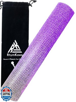RhymKawa Wireless Microphone Sleeve for Shuer SM58, Beta 58A Gradient Rhinest