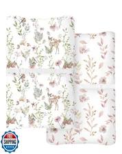 Changing Pad Cover for Baby Boys Girls 2 Pack, Fits Standard 32”×16” Changing