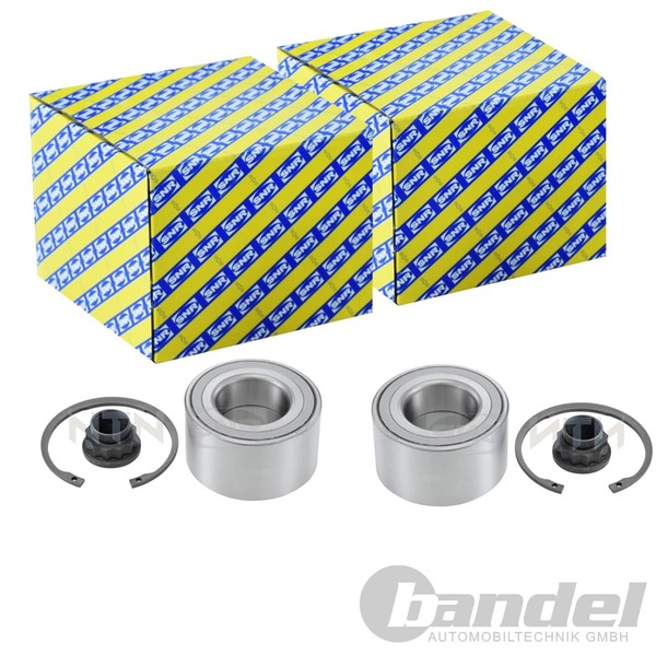 2X Snr RADLAGER-SATZ Vorne Passend FÜR Toyota Avensis Camry Picnic Rav-image