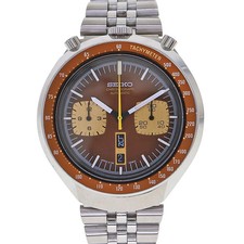SEIKO Sports Speedmaster Bull Head 6138-0040 Brown Men's Used Watch #51012
