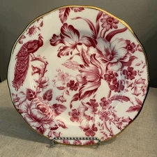 Royal Albert Paradise Red Salad Plate Bone China  8.5”  Mint