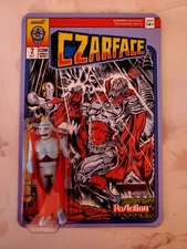 ReAction Super7 Czarface #2 Blue Variant 3.75" Figure /UNPUNCHED CARD
