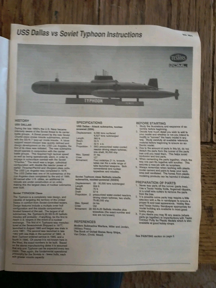 DML, 1:700, EE. UU. DALLAS, TIFÓN SOVIÉTICO, P-3C ORION, SH-60 SEAHAWK, ES-3A SHADOW... Foto 4 de 4