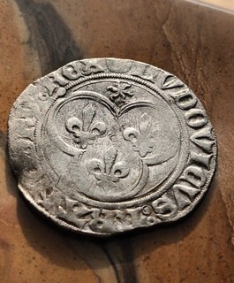 monnaie royale argent. Louis XI ; beau Blanc au soleil Paris .