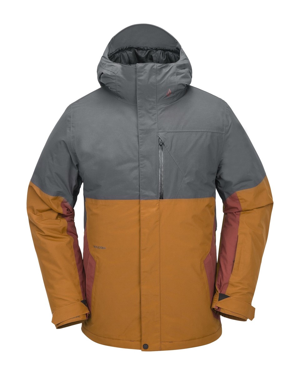 Volcom L Insulated Gore-Tex Men's Winter Jacket, Caramel, XX-Large