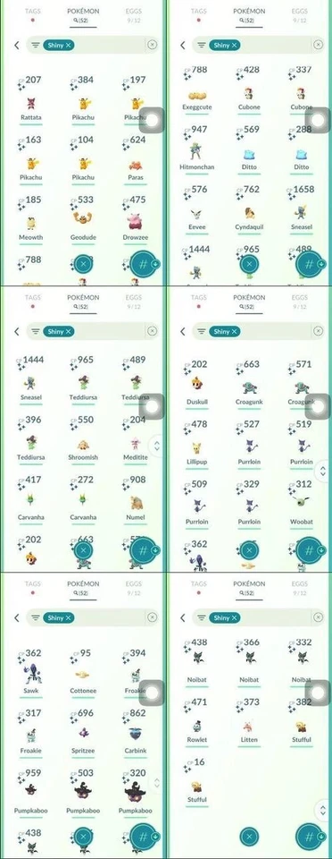 Pokémon Go Acc Level 61 +52 Shiny +3.2m Stardust - Bild 2 von 4