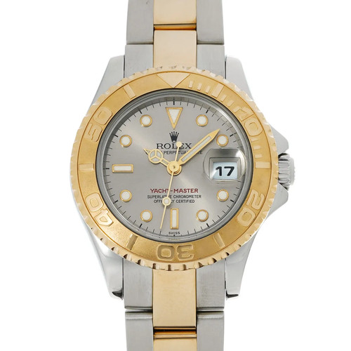 Rolex Yacht-Master 29 169623 29mm Stainless Steel Gray Wristwa...