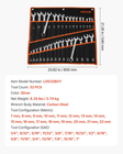 Combination Wrench Set 32-Piece SAE & Metric 12-Point w/ Roll Pouch