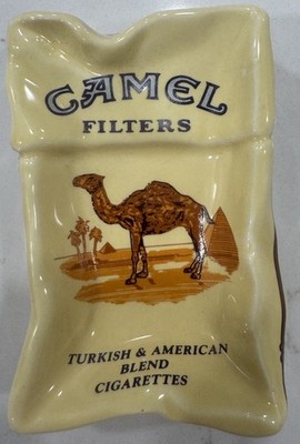 Vintage Camel Pack Ceramic Ashtray