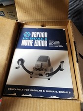 vernon 101 dual 8 movie editor New Old Stock Never used