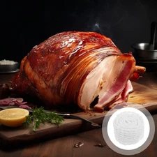 6 Rolls Cotton Elastic Meat Netting Roll Ham Sock Sausage Net for Cooking