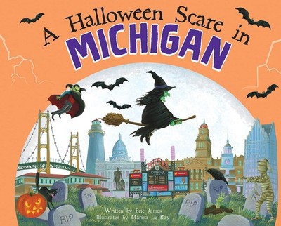 A Halloween Scare in Michigan: A Silly Monster Adventure Set in Michigan - h...