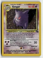 gengar pokemon card 1995 Gengar No. 094 Topsun Blue Back Japanese Released in the early era of Pokmon cards, this Topsun Blue Back Gengar is a nostalgic collectible from 1995. Despite its age, the card remains
