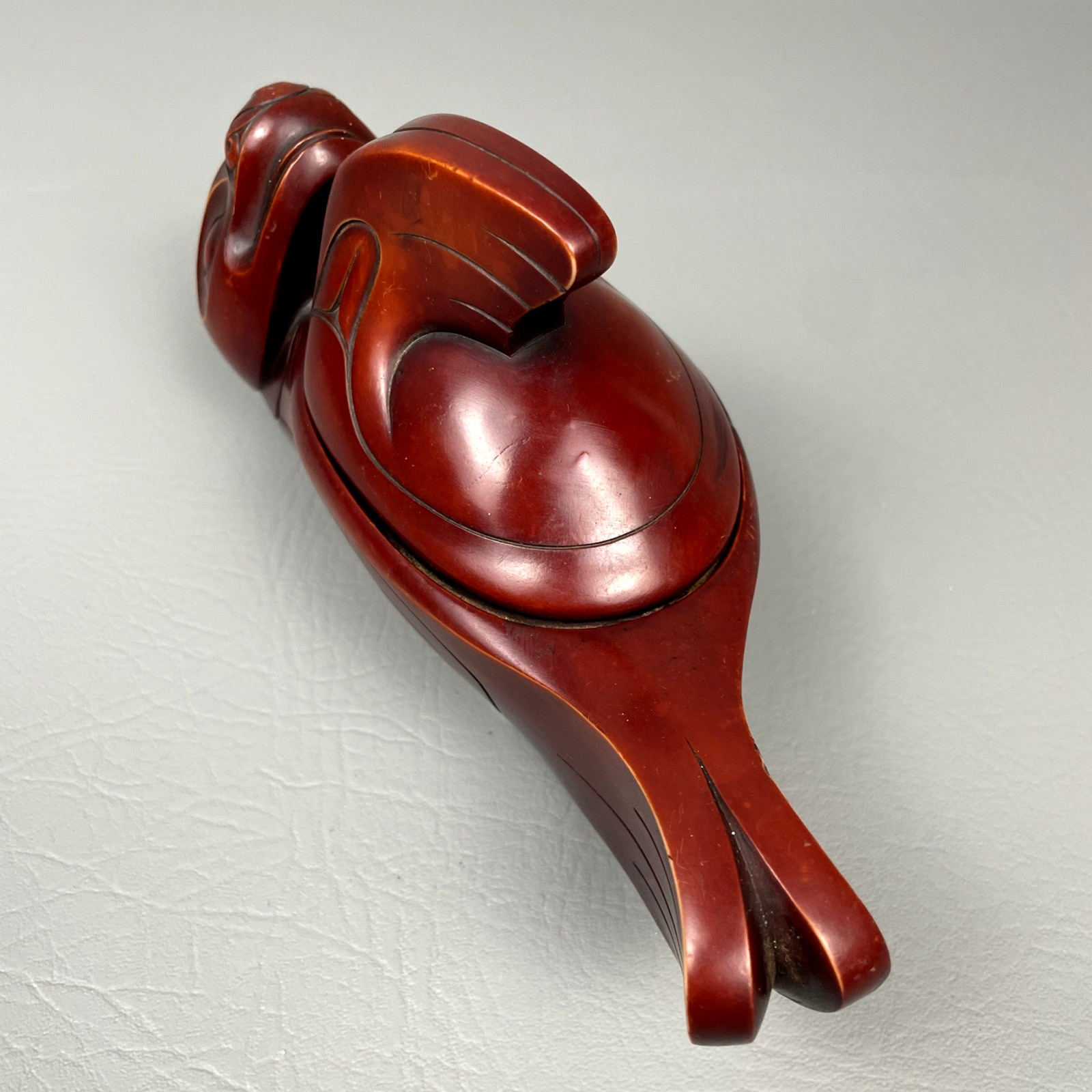 Boma Haida Seal Spirit Box Resin Thomas McPhee Canada