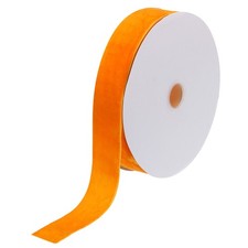Velvet Ribbon 1 1/2 Inch x 10 Yard Single Face Spool Silky for DIY Crafts Orange