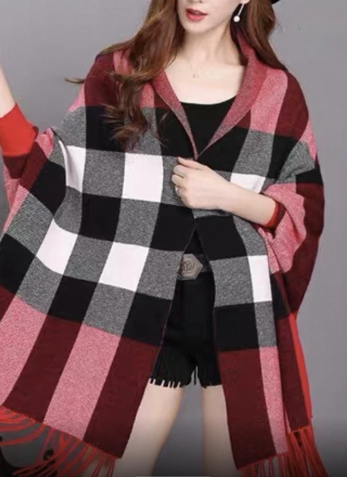 Nueva Moda Nueva Grande Lujosa Mujer Chal Envoltura Foto 4 de 4