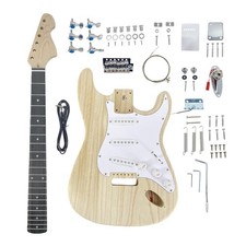 Electric Guitar Kit DIY Paulownia 21fret 25.5inch with hardward Best Gift New